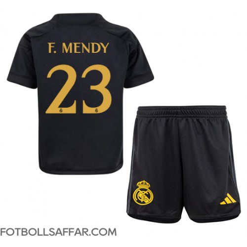 Real Madrid Ferland Mendy #23 Tredje Dräkt Barn 2023-24 Kortärmad (+ Korta byxor)
